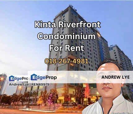 Kinta Riverfront Condominium For Rent (3 Rooms), Perak, Ipoh