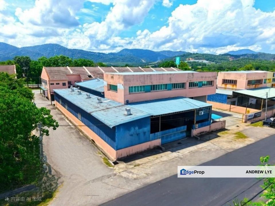 Pusing Batu Gajah Perdana 1.5 Storey Semi Detached Factory For Sale , Perak, Pusing