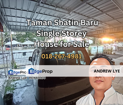 Taman Shatin Baru Single Storey House for Sale , Perak, Kinta
