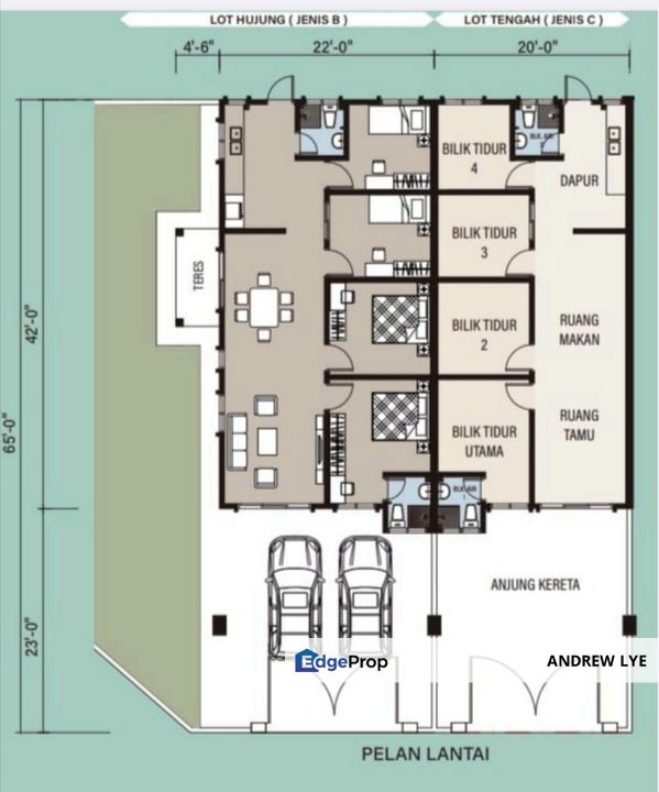 TAMBUN RUMAH BARU SATU TINGKAT ARENA PERPADUAN, Perak, Ulu Kinta