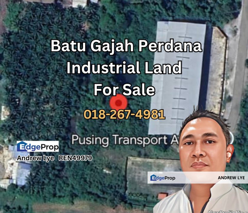 Batu Gajah Perdana Industrial Land For Sale , Perak, Pusing