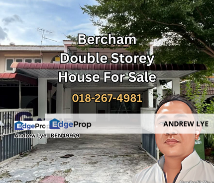 Bercham Double Storey House for Sale , Perak, Ipoh