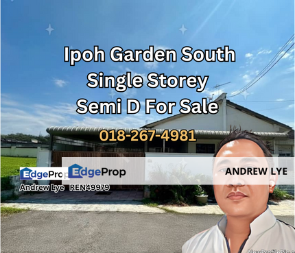 Ipoh Garden South Single Storey Semi Detached House for Sale , Perak, Ipoh
