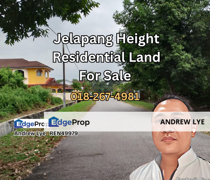 Jelapang Height Residential Land for Sale , Perak, Kinta