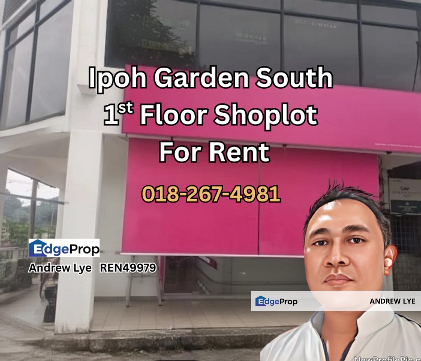 Ipoh Garden South 1st Floor Shoplot for Rent , Perak, Ipoh