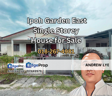 Ipoh Garden East Single Storey House Taman Syabas For Sale , Perak, Ipoh