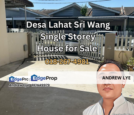 Desa Lahat Sri Wang Single Storey House for Sale , Perak, Kinta