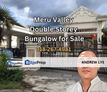 Meru Valle Double Storey Bungalow for Sale , Perak, Ipoh