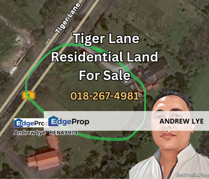 Tiger Lane Residential land For Sale , Perak, Ipoh