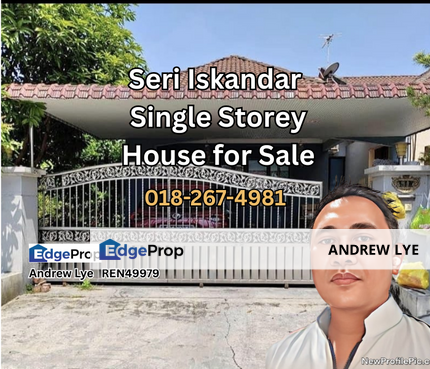 Seri Iskandar Bandar Universiti Single Storey House for Sale , Perak, Sri Iskandar