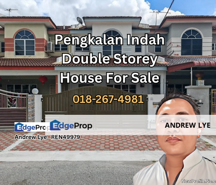 Pengkalan Indah Double Storey House For Sale , Perak, Kinta