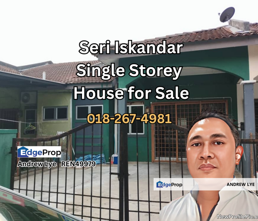 Seri Iskandar Single Storey House for Sale , Perak, Sri Iskandar