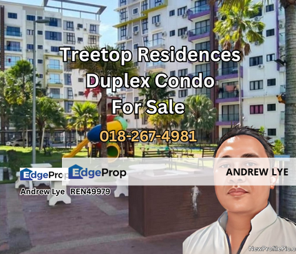Treetop Residency Condominium Duplex For Sale , Perak, Kinta
