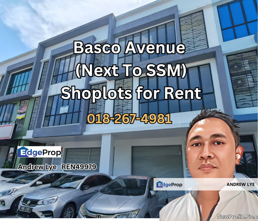 Basco Avenue Shoplots for Rent (Next to SSM), Perak, Ipoh