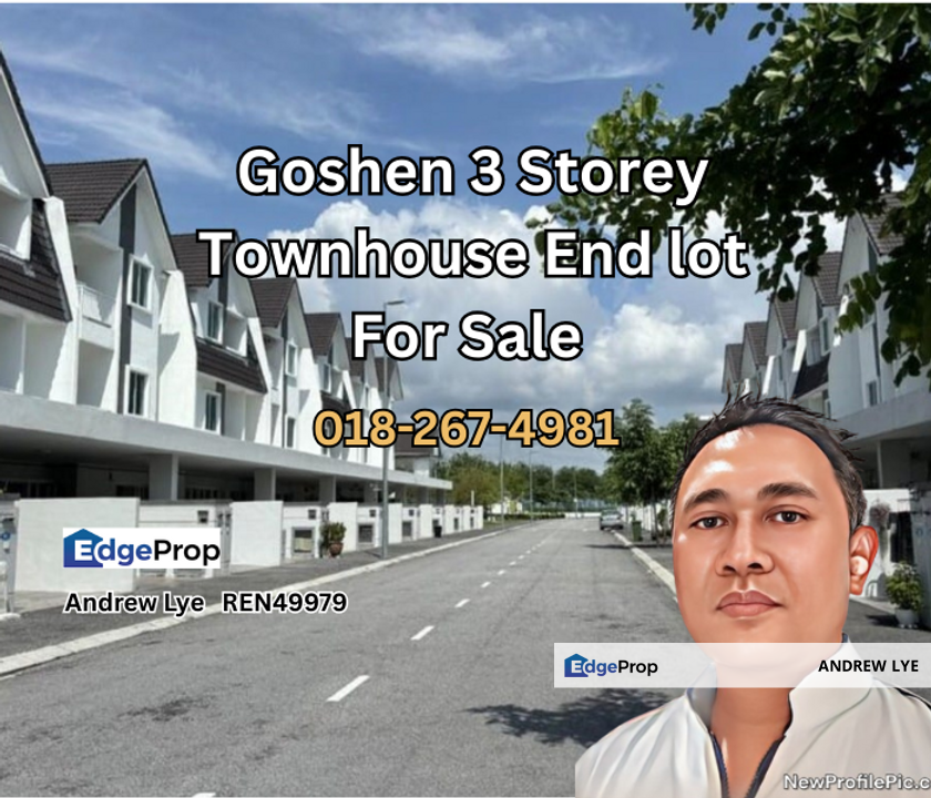 Goshen@Ipoh Premier City Jalan Kuala Kangsar 3 Storey Townhouse for Sale , Perak, Ipoh