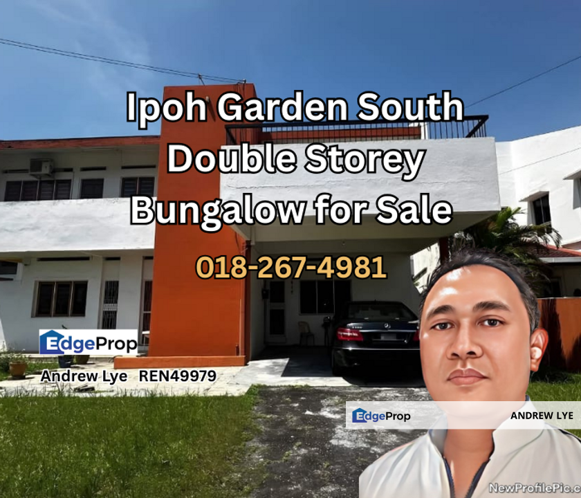 Ipoh Garden South Double Storey Bungalow For Sale Facing Field, Perak, Ipoh