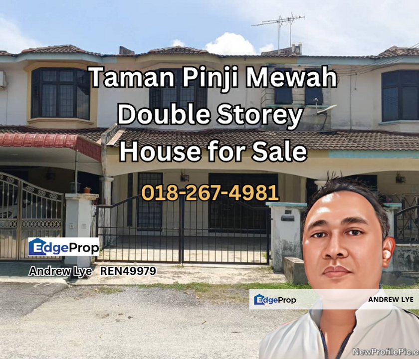 Taman Pinji Mewah Double Storey House for Sale, Perak, Lahat