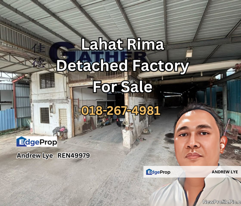Rima Lahat Industry Detached Factory for Sale , Perak, Ipoh