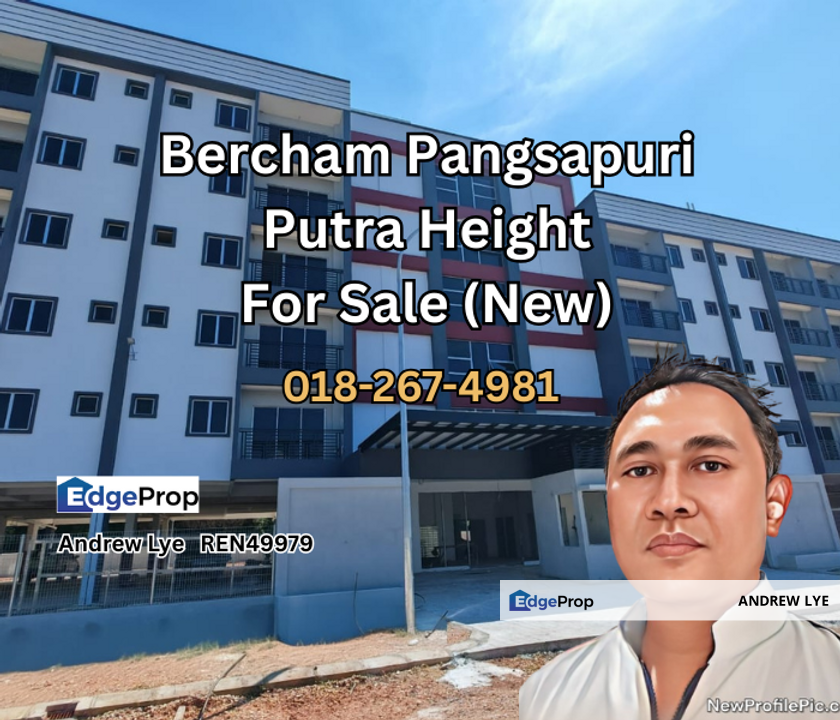 Bercham Pangsapuri Putra Height New Units for Sale , Perak, Kinta