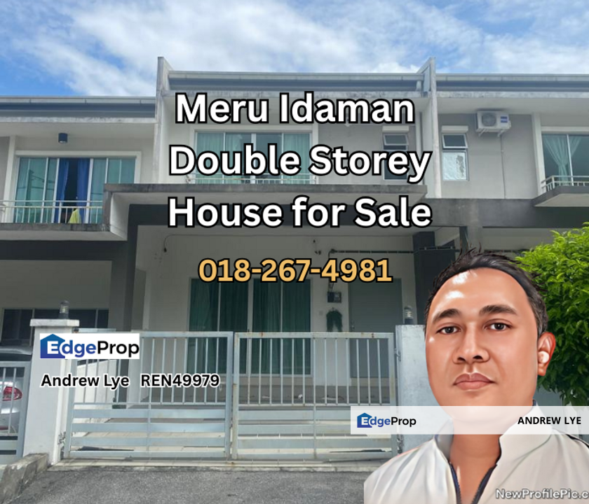 Meru Idaman Double Storey House for Sale , Perak, Ipoh