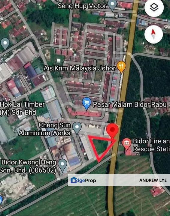 Bidor Commercial Petrol Station Land For Sale , Perak, Batang Padang