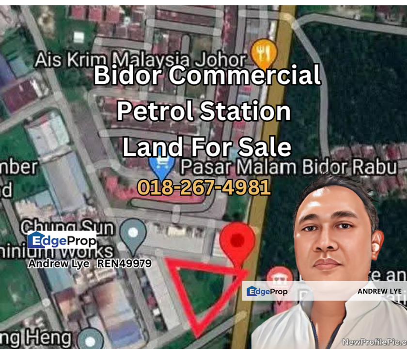 Bidor Commercial Petrol Station Land For Sale , Perak, Batang Padang