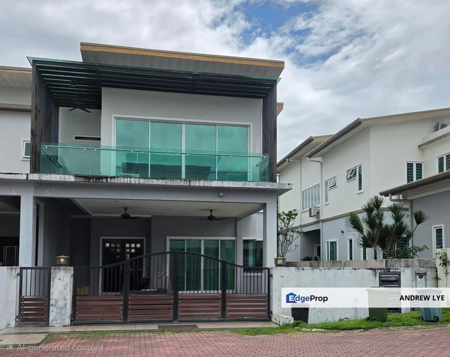 Tiger Lane Double Storey Semi Detached Luxury House for Sale , Perak, Ipoh