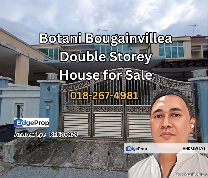 Botani Bougainvillea Double Storey House for Sale , Perak, Ipoh