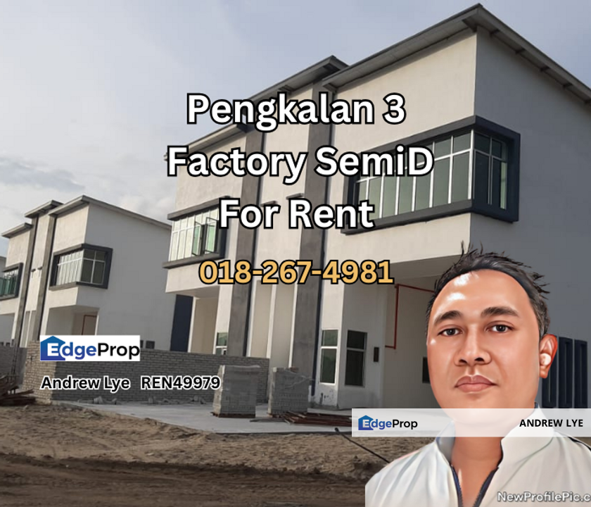 Pengkalan 3 Semi Detached Factory For Rent , Perak, Ipoh