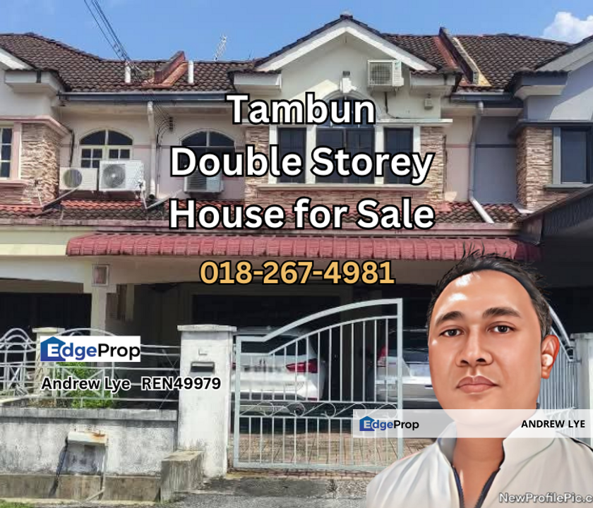 Tambun Double Storey Renovated House for Sale , Perak, Kinta