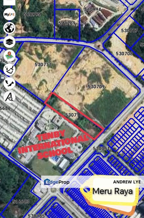 Meru Commercial Land For Sale (3 Acres) Freehold, Perak, Ipoh