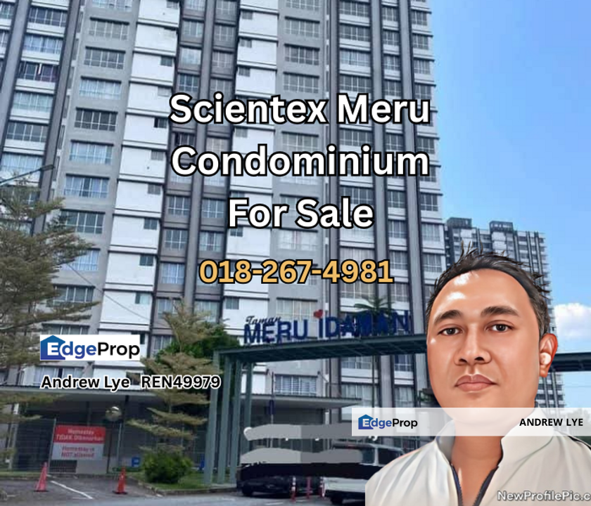 Scientex Meru Condominium for Sale, Perak, Kinta