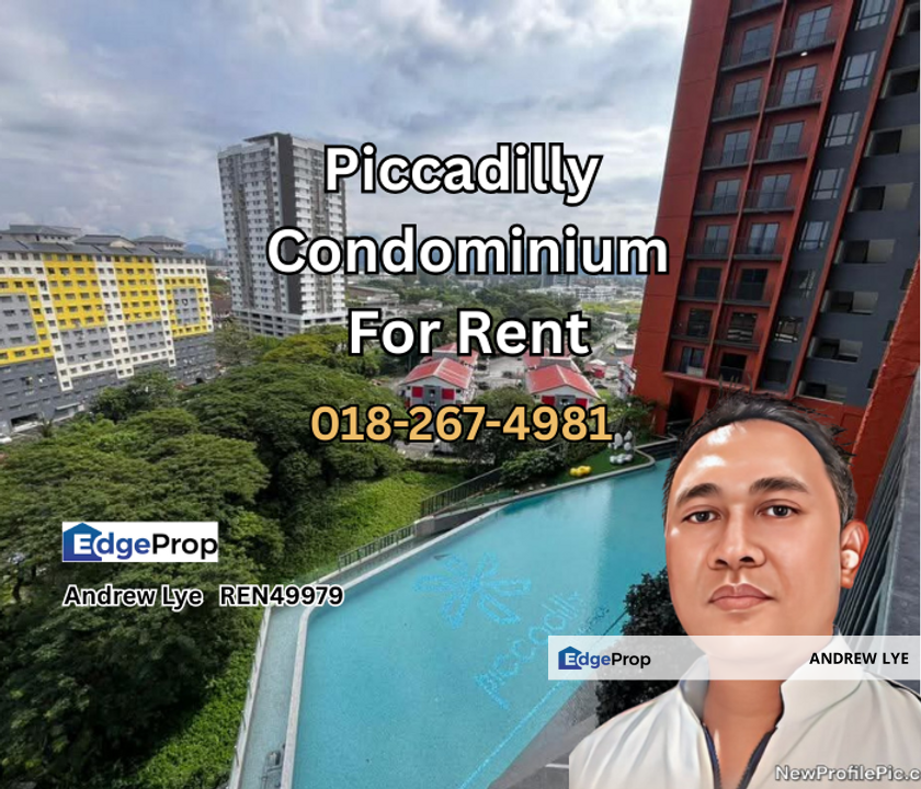 Piccadilly Condominium Greentown Fully Furnished For Rent , Perak, Ipoh