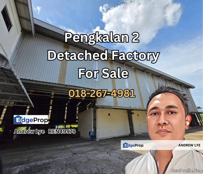 Pengkalan 2 Detached Factory For Sale (land area 58,000 sqft), Perak, Ipoh