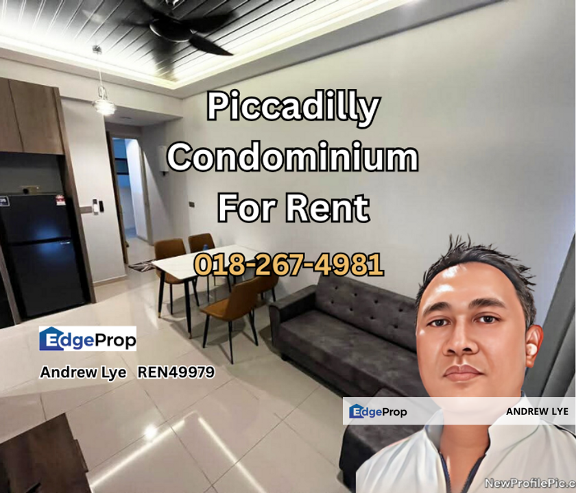 Piccadilly Condominium Greentown Fully Furnished For Rent , Perak, Ipoh