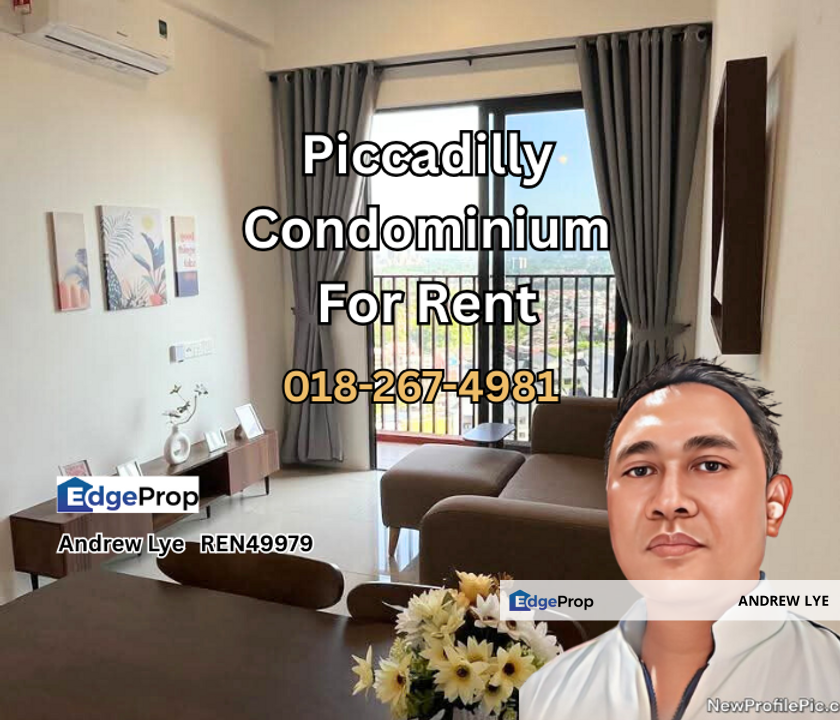 Piccadilly Condominium Greentown Fully Furnished For Rent , Perak, Ipoh
