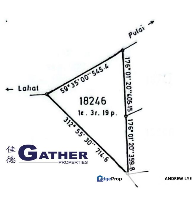 Simpang Pulai Industrial Land For Sale 1.87Acres, Perak, Ipoh