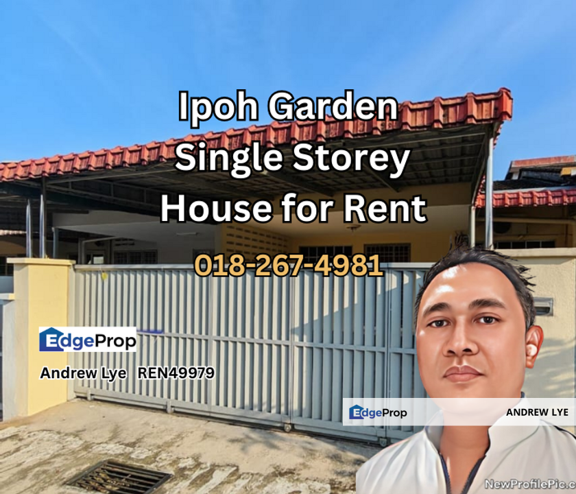 Ipoh Garden Single Storey House for Sale (Partially Furnished), Perak, Ipoh
