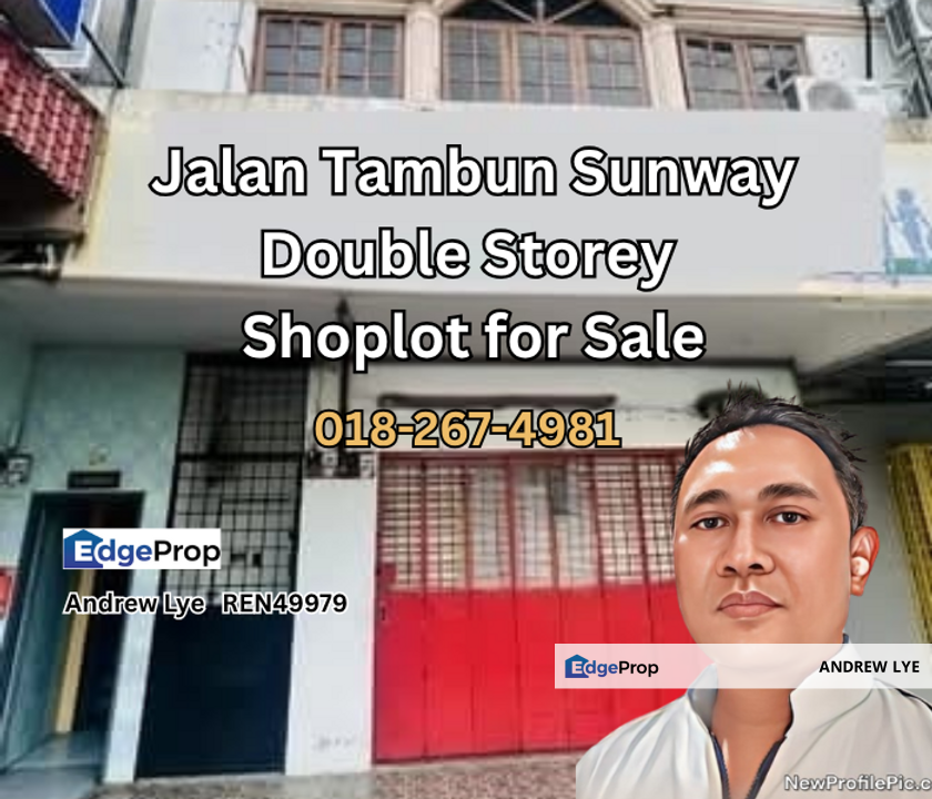 Jalan Tambun Sunway Double Storey Shoplot For Sale Facing Main Road , Perak, Ipoh