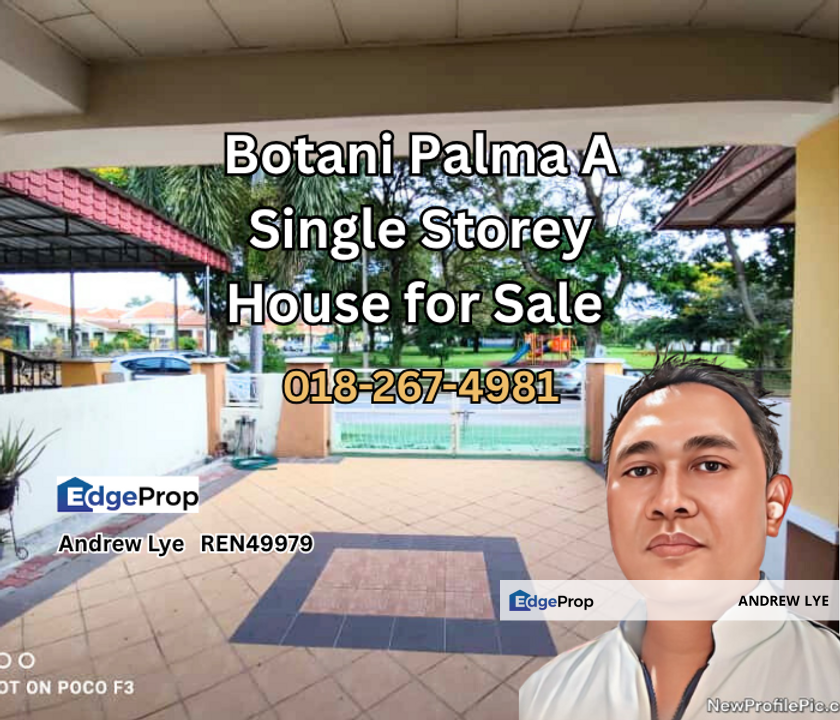 Botani Palma Single Storey House for Sale , Perak, Ipoh