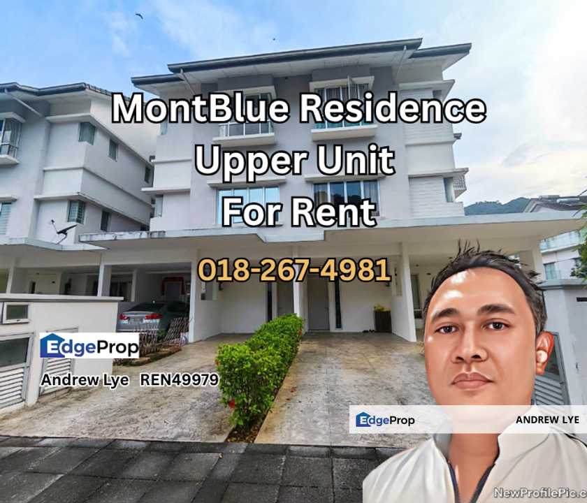 Montblue Residence Upper Unit For Rent , Perak, Ipoh