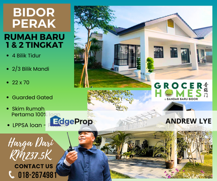 BANDAR BARU BIDOR RUMAH 1 & 2 TINGKAT DAN BUNGALOW 1 TINGKAT (THE ROSE) , Perak, Bidor