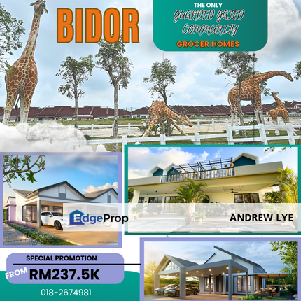 RUMAH BARU 1 & 2 TINGKAT BANDAR BARU BIDOR - GROCER HOMES , Perak, Bidor