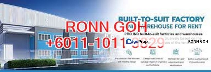 SUBANG : 58K SQFT BUILT-TO-SUIT WAREHOUSE ( RENT ), Selangor, Subang