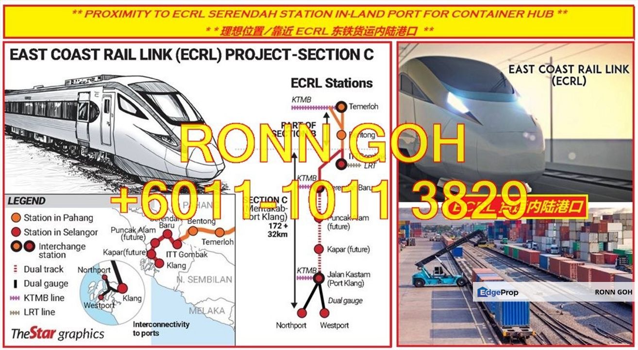 * RAWANG ( BUKIT BERUNTUNG ) : 52,000 SQFT FACTORY /WAREHOUSE WITH LOADING BAYS ( FOR RENT ) * 万挠 ( RAWANG ) 汽车业工业园 : 黄金地段有裝卸货台 52,000 平方英尺工厂/仓库（ 出租 ）, Selangor, Rawang