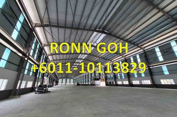 * PUNCAK ALAM : NEW WAREHOUSE WITH 3 ACRES LAND + BUILT-UP 94,500 SQFT ( FOR SALE @ RM 320 PER SQFT, LOWER THAN MARKET PRICE, GOOD FOR INVESTMENT ) *