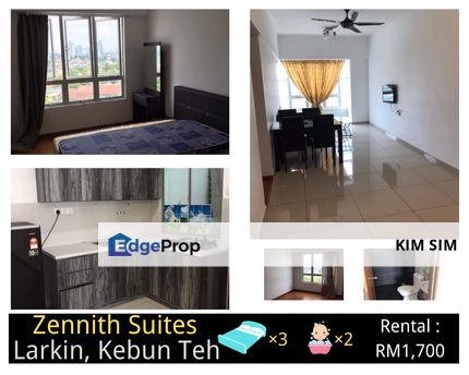 Zennith Suites Service Apartment, Kebun Teh,Larkin, Johor, Johor Bahru