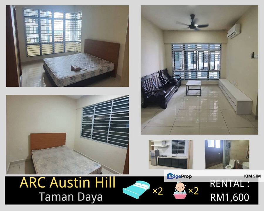 ARC @ Austin Hill, Taman Daya 2 Bedroom unit., Johor, Johor Bahru