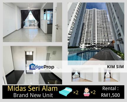 Midas Seri Alam Brand New unit For Rent, Bandar Seri Alam, Masai, Taman Kota Masai, Taman Pasir Putih, Taman Scientex, Taman Megah Ria, Taman Rinting,, Johor, Pasir Gudang