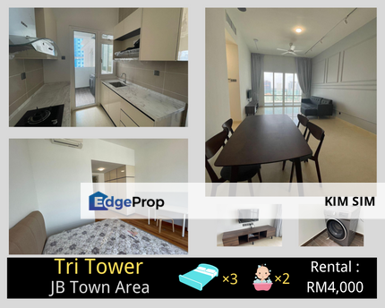 Tri Tower Residence, JB Sentral, CIQ, JB Town Area., Johor, Johor Bahru